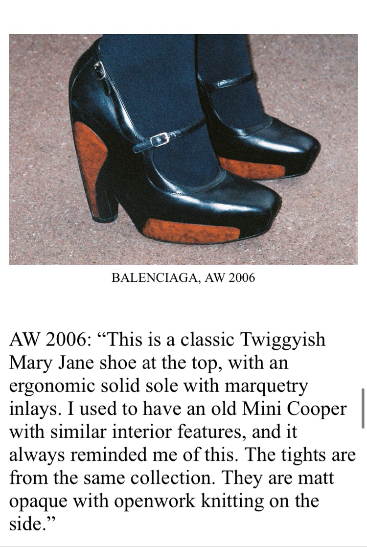 Vintage Balenciaga 2006 Platform Wedge Mary Janes Heels