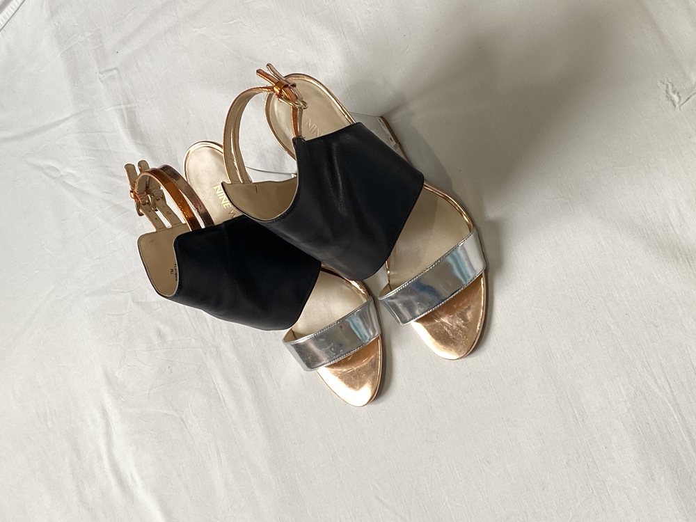 Nine West Clear Wedge Heels