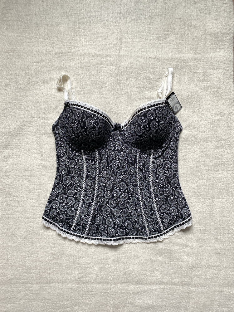 Vintage Floral Bustier