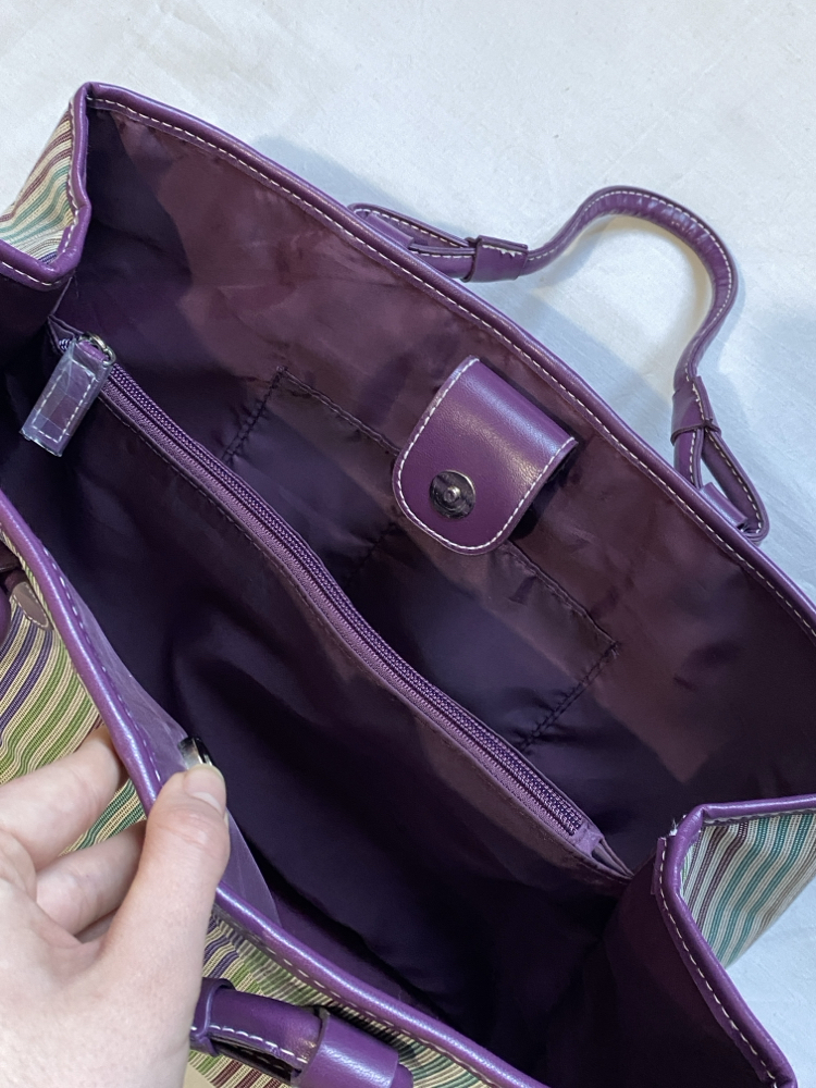 Vintage Striped Multicolour Bag
