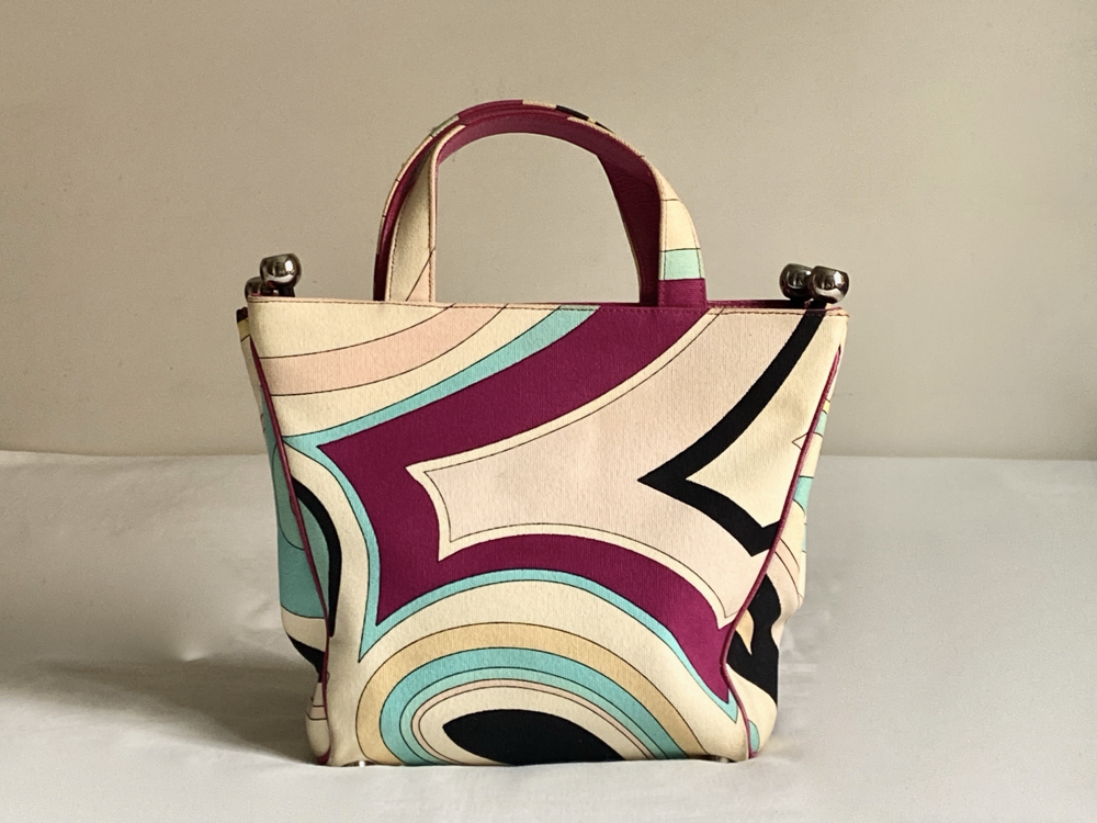 Vintage Emilio Pucci Canvas Handbag