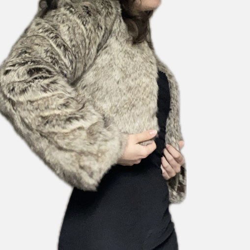 Vintage Morgan Crop Fur Coat Jacket