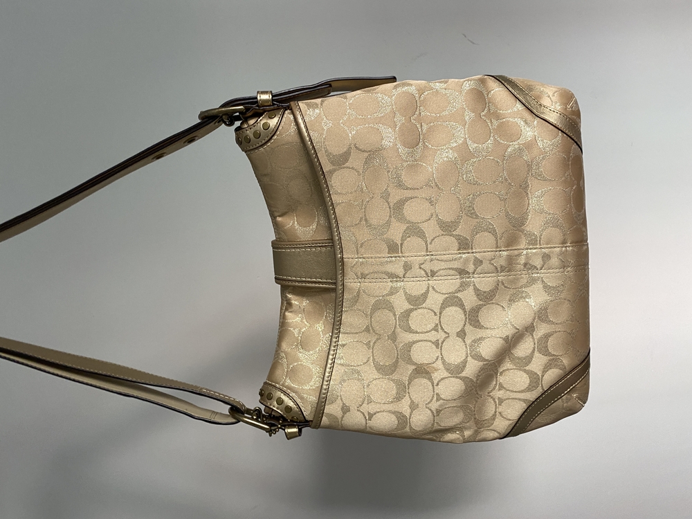 Vintage Coach Gold Shimmery Bag