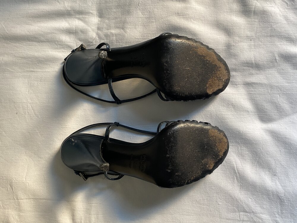 Vintage Prada Leather Heels