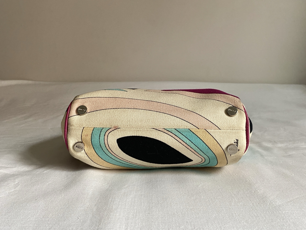 Vintage Emilio Pucci Canvas Handbag