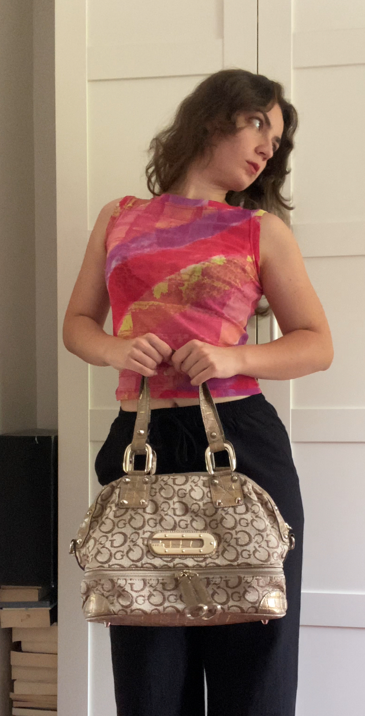 Vintage Versace Jeans Couture Transparan Top 
