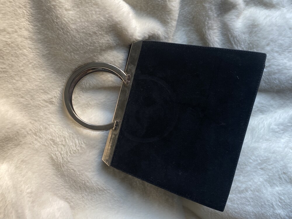 Vintage Fratelli Rossetti Velvet Bag