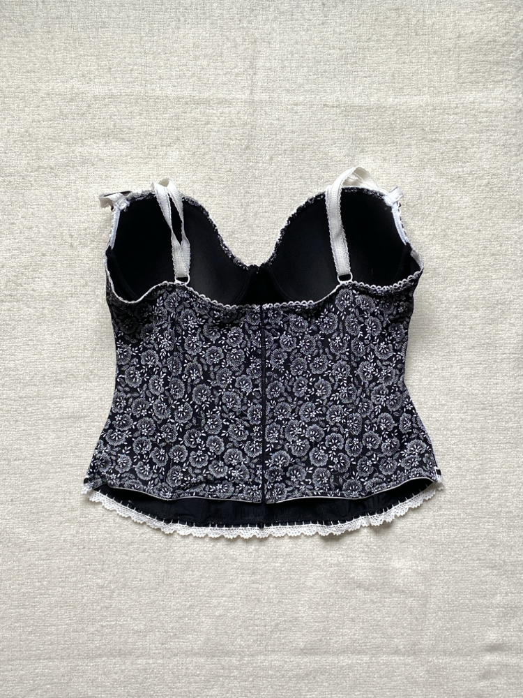 Vintage Floral Bustier
