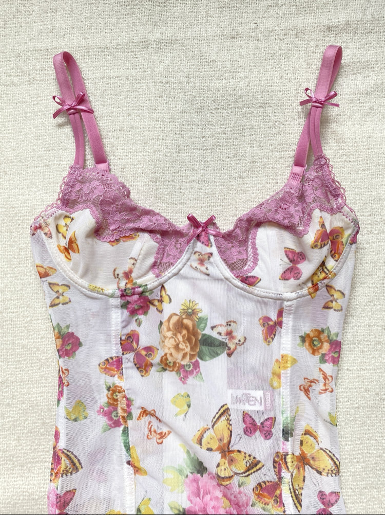 Vintage Loliten Butterfly Bustier