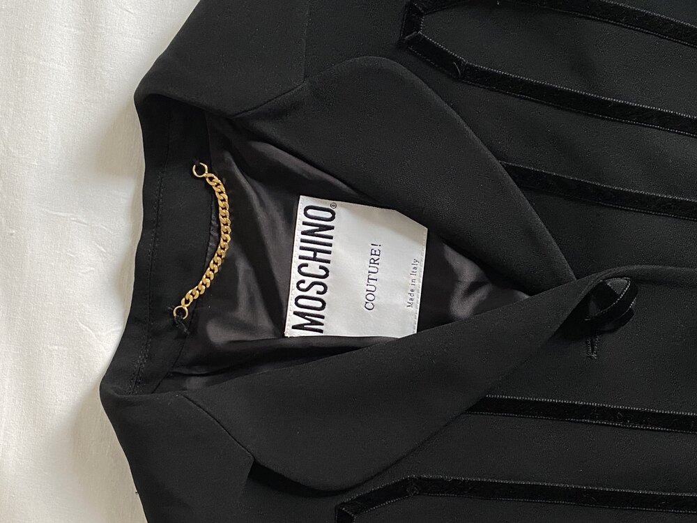 Vintage ‘80s Moschino Couture Blazer Jacket *RARE