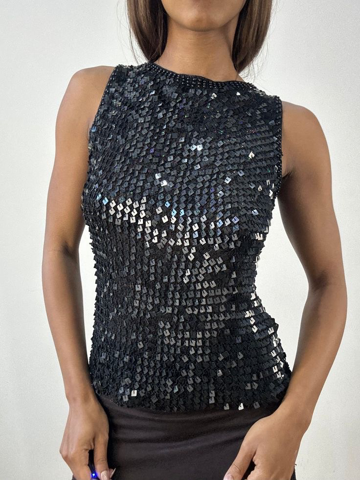 Vintage Sequin Top