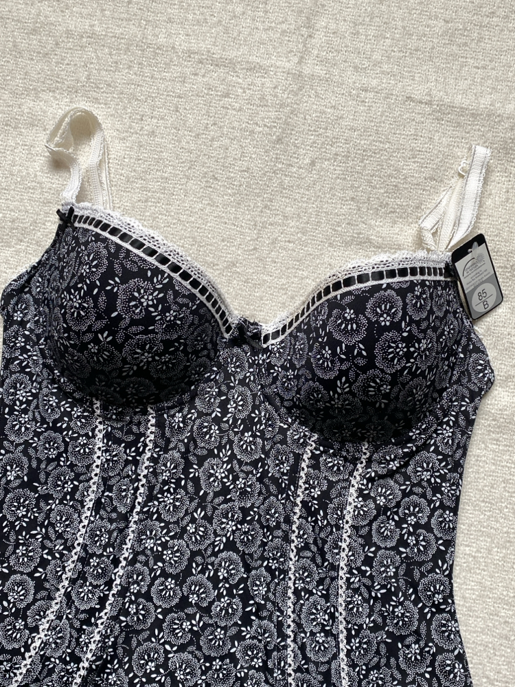 Vintage Floral Bustier