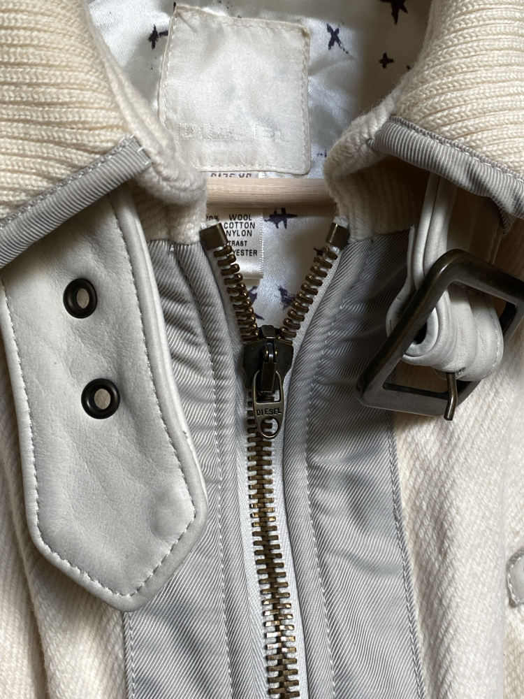 Vintage Diesel Premium Wool & Leather Jacket