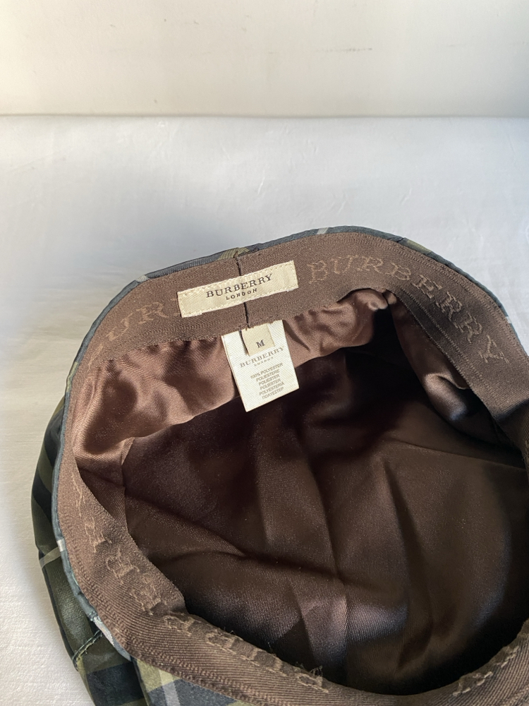 Vintage Burberry Tartan Beret