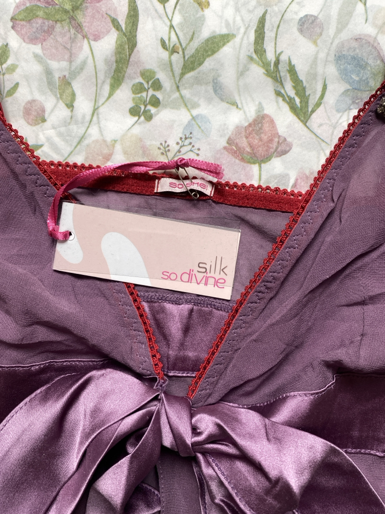 Vintage So She! Silk Transparent Top
