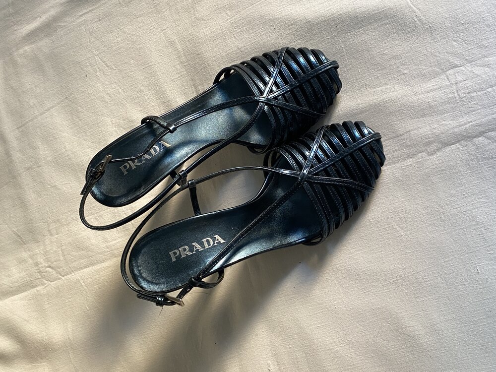 Vintage Prada Leather Heels