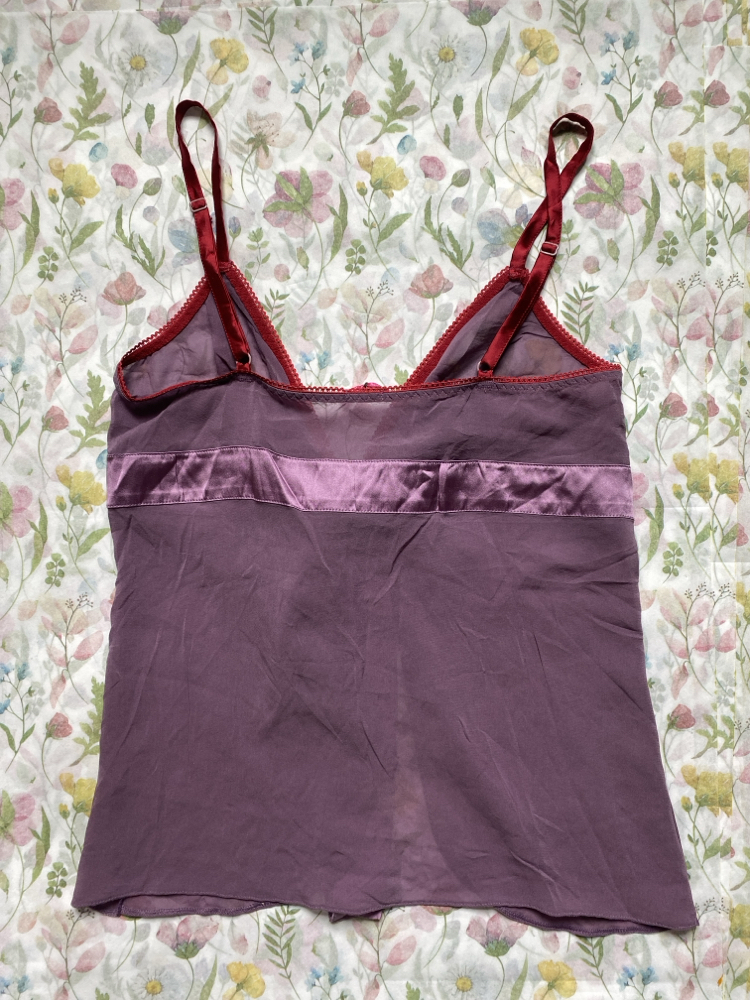 Vintage So She! Silk Transparent Top