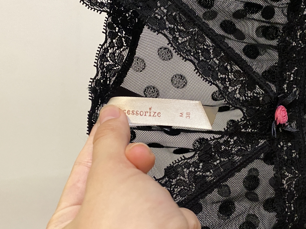 Vintage Polka Dot Transparent Top
