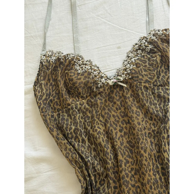 Vintage Dolce & Gabbana Leopard Top