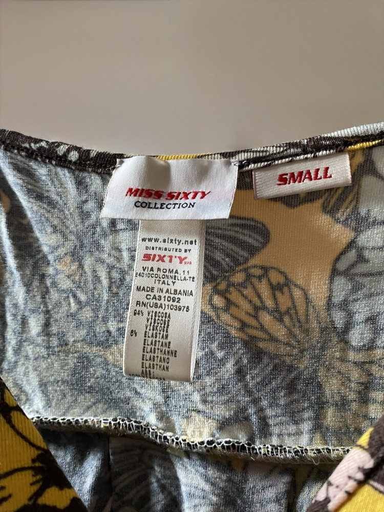 Vintage Miss Sixty Butterfly Dress