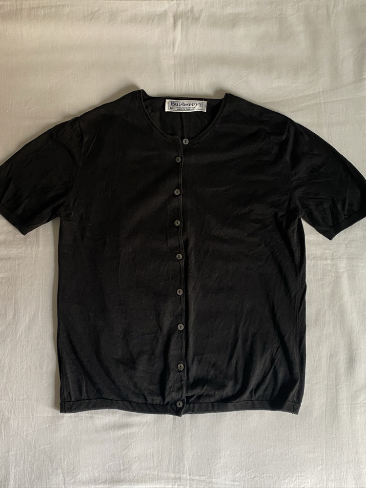 Vintage Burberrys Pearly Buttoned Top