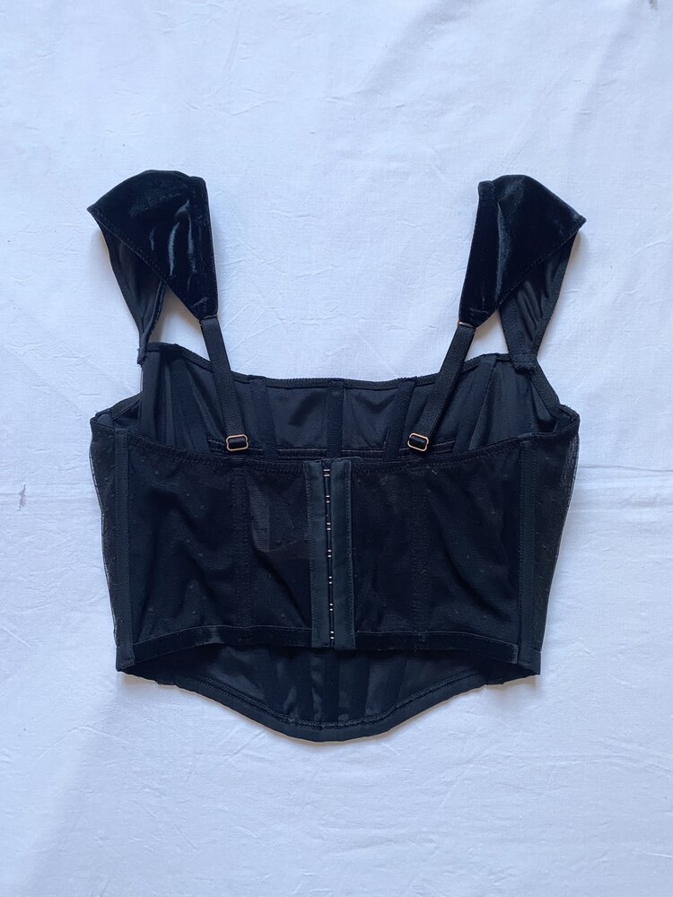 Vintage Victoria’s Secret Velvet Bustier