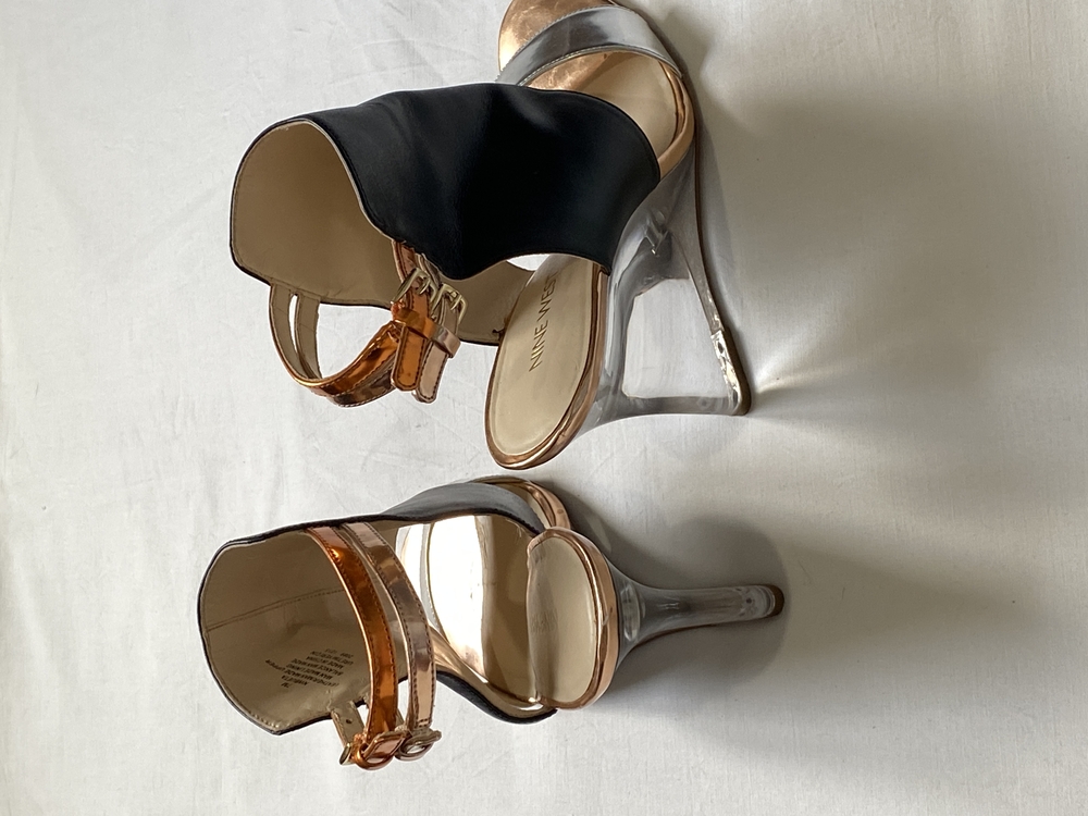 Nine West Clear Wedge Heels