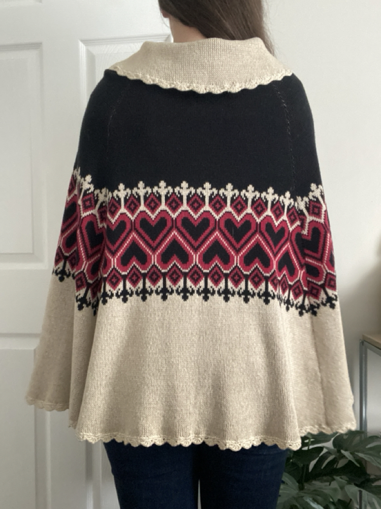 Vintage Betsey Johnson Poncho