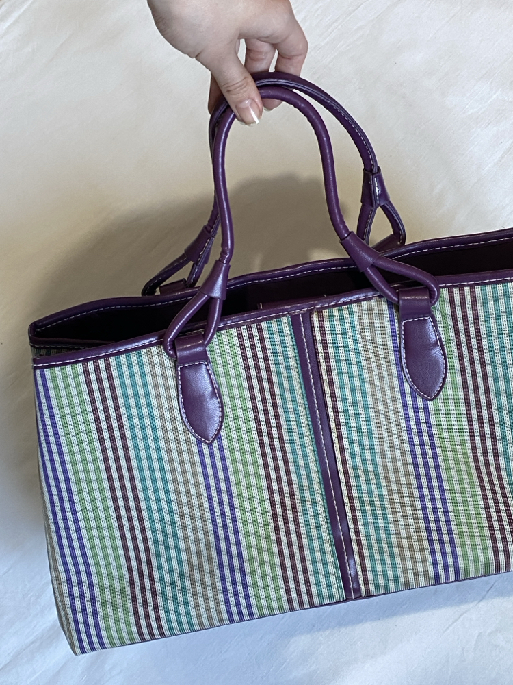 Vintage Striped Multicolour Bag
