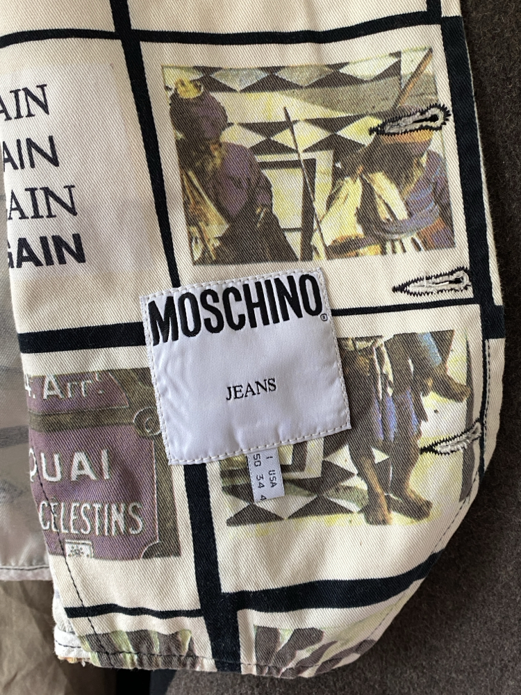 Vintage ‘90s Moschino Jeans Polaroid Print Vest