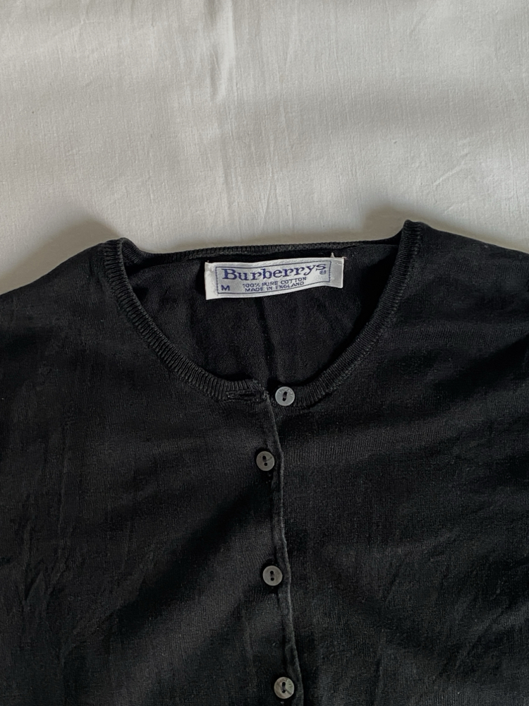 Vintage Burberrys Pearly Buttoned Top