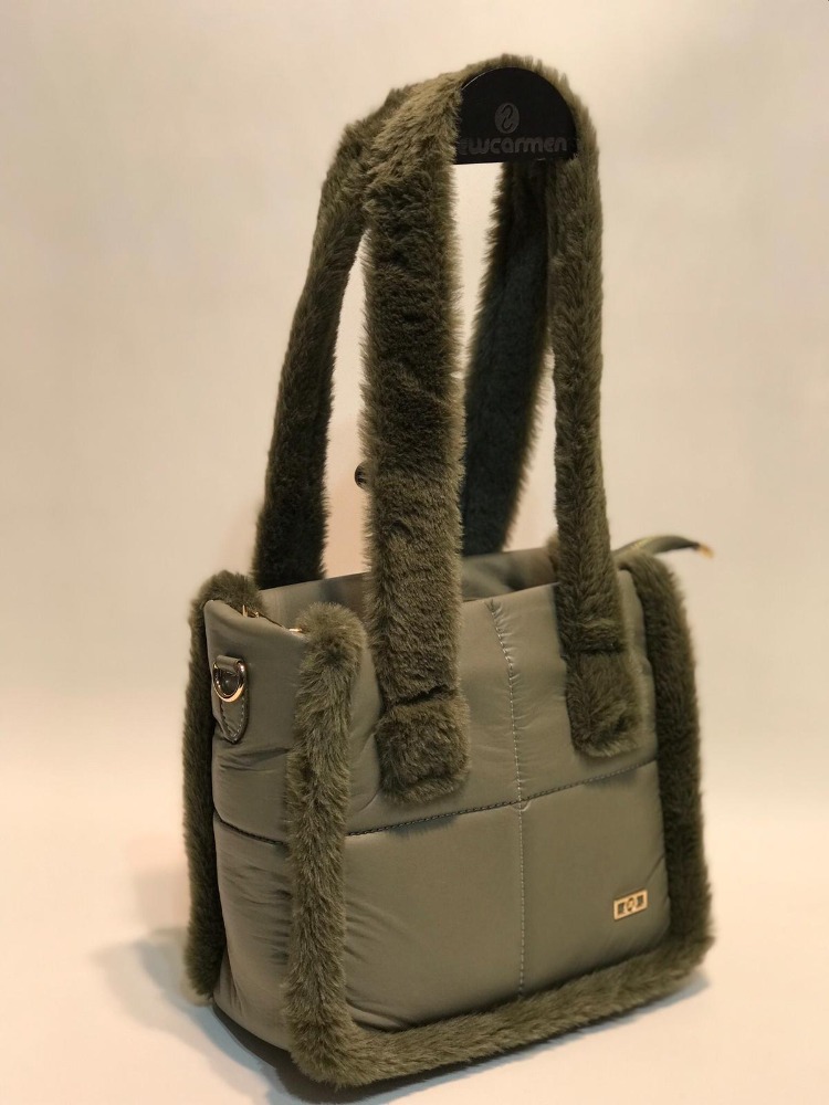 Winter Chic Haki Kadın Çanta