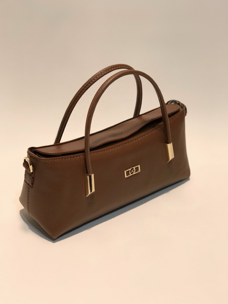 Taba Kadın El ve Omuz Çantası - Mini Baget Tasarım Modern Şık Çant