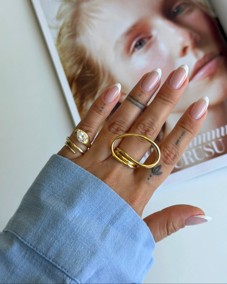 Oval pinterest yüzük✨