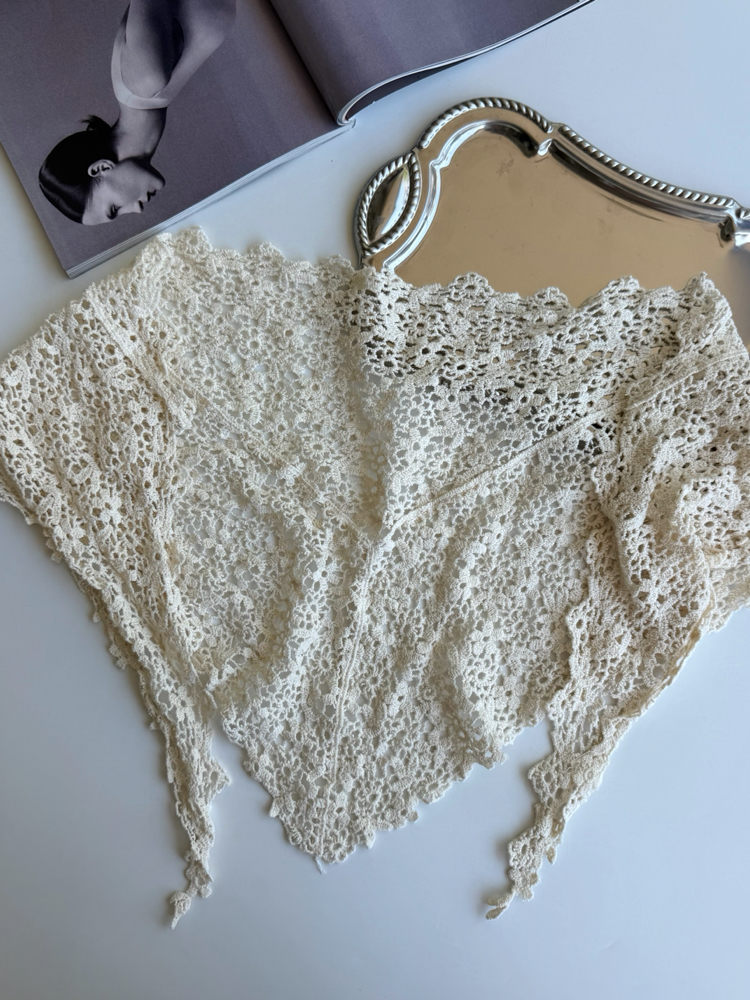 Dantel Çiçek Model Bandana & Şal ✨