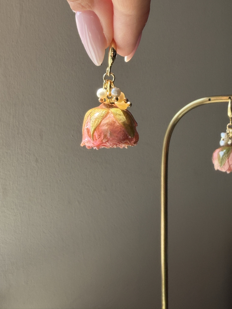 Blossom Rose Küpe ✨