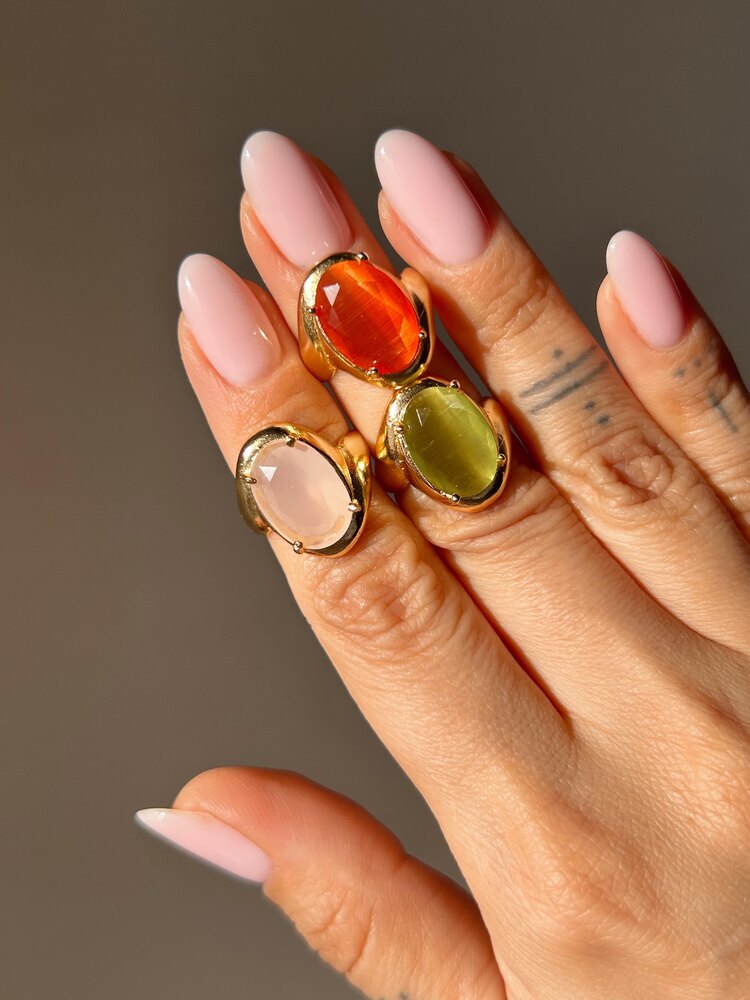 Kristal Vintage Yüzük