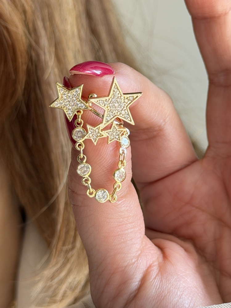 Yıldızlı earcuff✨
