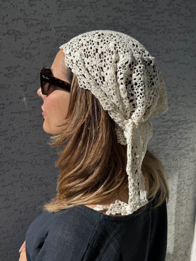 Dantel Çiçek Model Bandana & Şal ✨