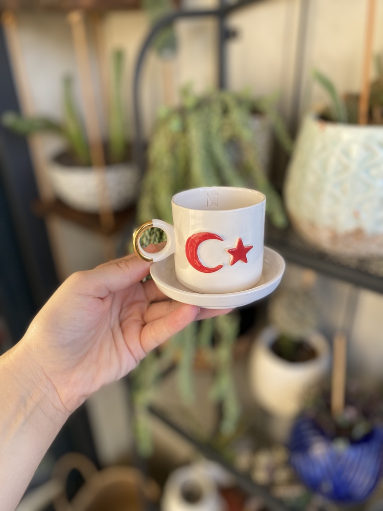 Ayyıldız Türk kahvesi bardağı