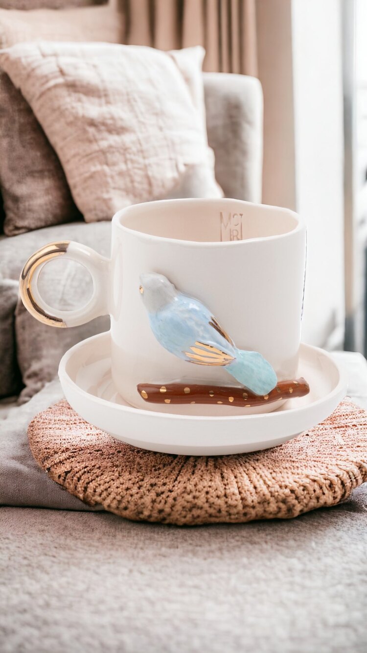 Mori® Bird Türk Kahvesi Fincanı