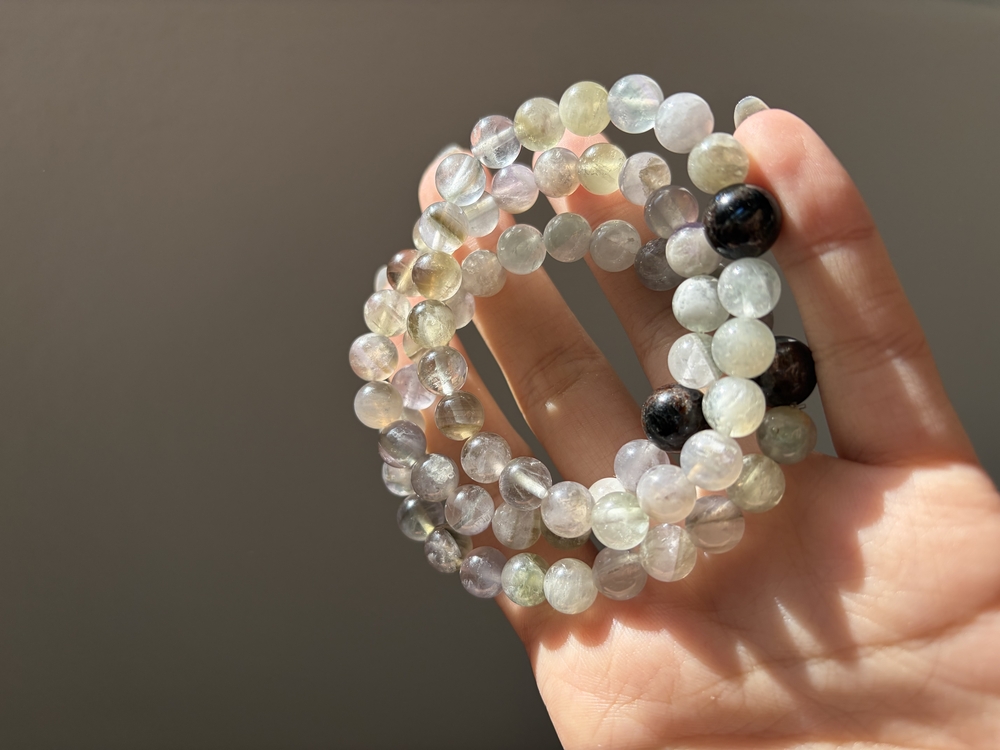 Ame-Green Mix Prasiolite | Bileklik