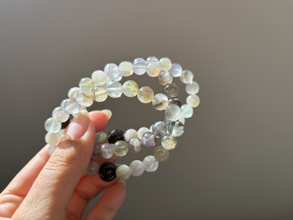 Ame-Green Mix Prasiolite | Bileklik