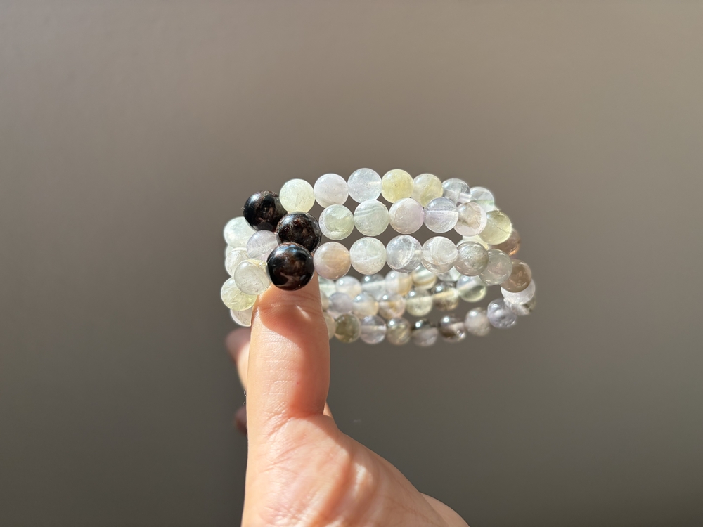 Ame-Green Mix Prasiolite | Bileklik