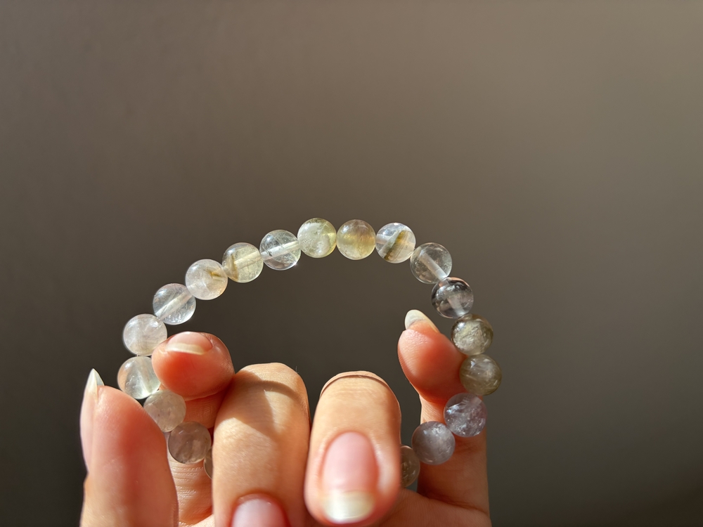 Ame-Green Mix Prasiolite | Bileklik
