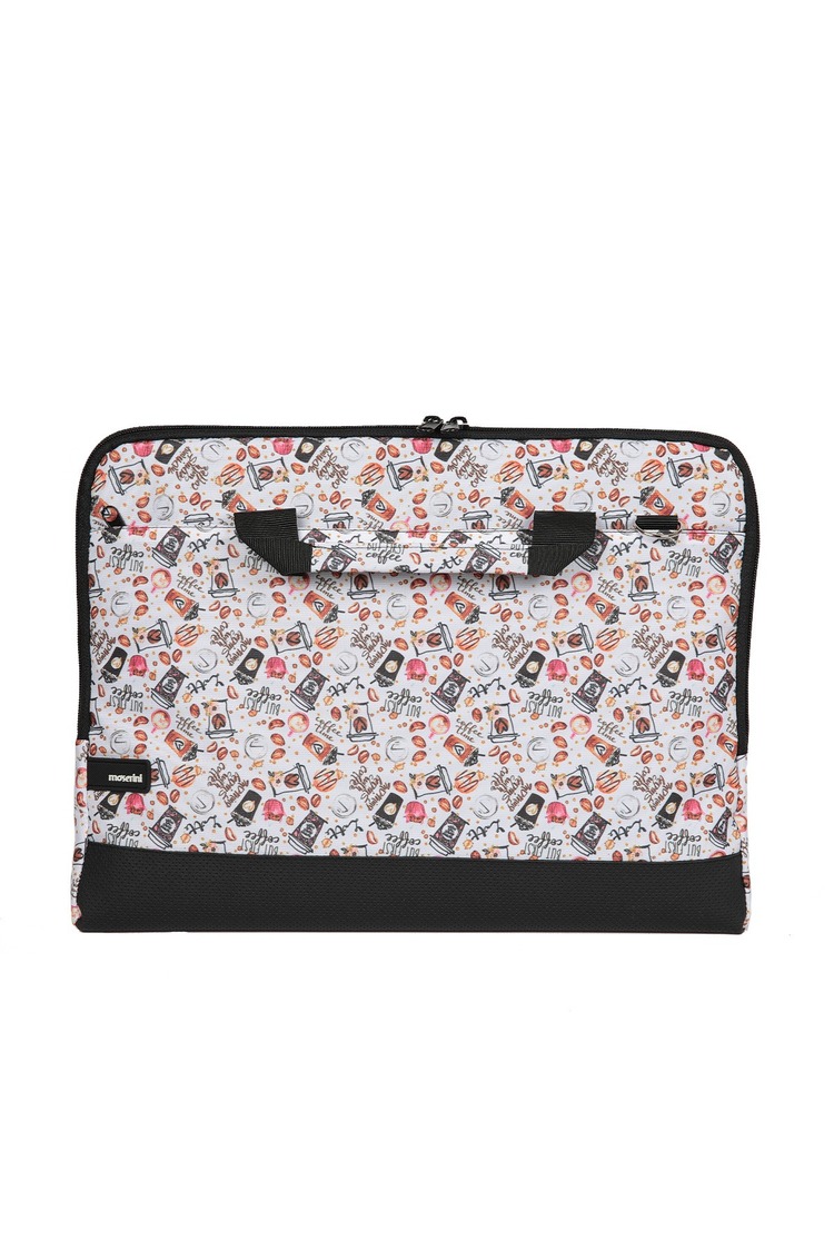 Moserini 15.6''-16" Taban Korumalı, Omuz Askılı, Desenli Laptop Macbook Çantası