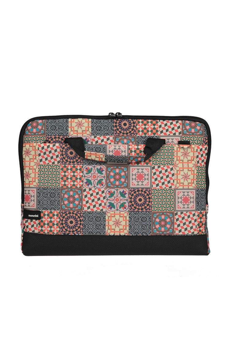 Moserini 13''-14.2'' Taban Korumalı, Omuz Askılı Desenli Macbook Laptop Çantası
