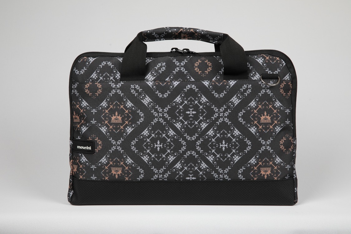 Moserini 13''-14.2'' Taban Korumalı, Omuz Askılı Desenli Macbook Laptop Çantası
