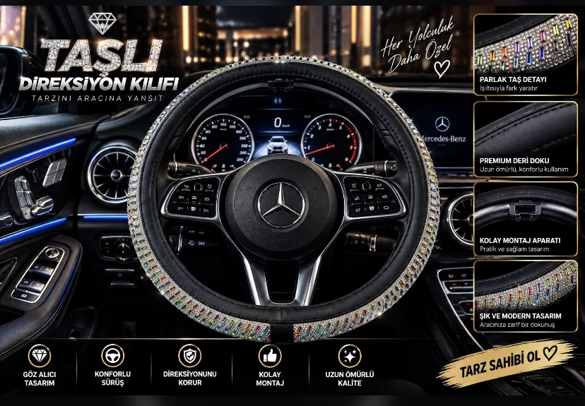 TAŞLI DİREKSİYON KILIFI