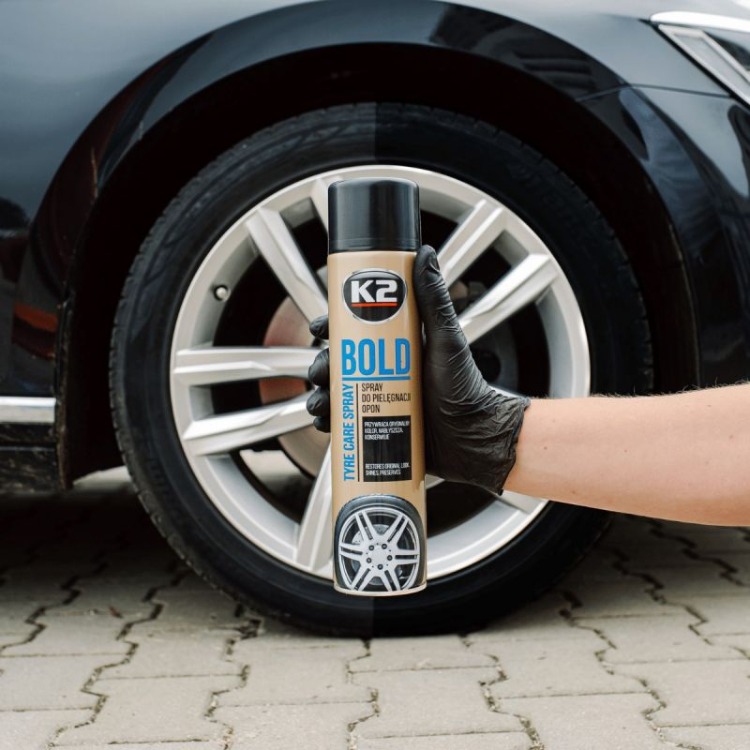 K2 Bold Lastik Parlatıcı ve Koruyucu Sprey 600 ml